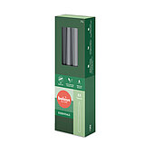 32 Spitzkerzen von Bolsius in der Größe 24,5x2,4cm in der Farbe stürmisches Grau.