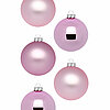 30 Christbaumkugeln von Inge Glas in der Größe 6cm in der Farbe Pink Blush.