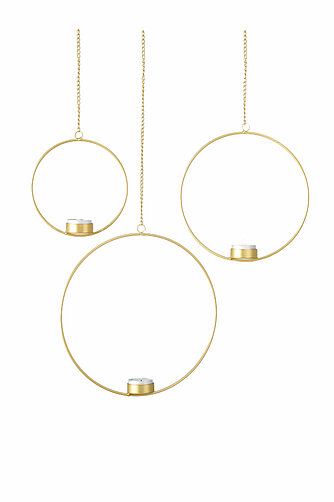 Boltze Teelichthalter Rumba 3er Set - gold Artikelvorschau Teelichthalter Rumba 3er Set - gold