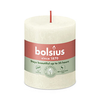 Bolsius Rustik Stumpenkerzen 80/68 mm - weiche Perle (1 Stück) Artikelvorschau Rustik Stumpenkerzen 80/68 mm - weiche Perle (1 Stück)