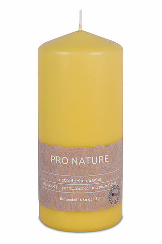 Müller Kerzenfabrik Pro Nature Stearin-Stumpenkerze 150/68 mm - honig (1 Stück) Artikelvorschau Pro Nature Stearin-Stumpenkerze 150/68 mm - honig (1 Stück)