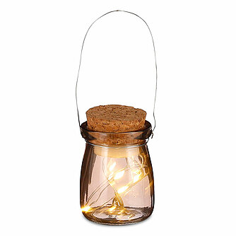 Artikelvorschau LED Krug 75/55 mm - braun (1 Stück)