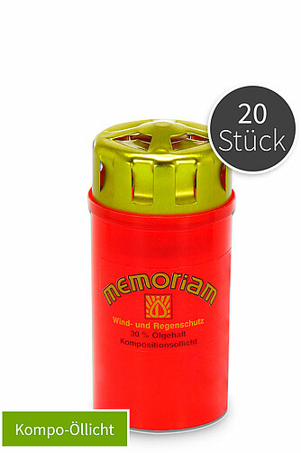 Memoriam Kompositionsöllicht Nr. 23 Memoriam mit Sturmdeckel Artikelvorschau Kompositionsöllicht Nr. 23 Memoriam mit Sturmdeckel