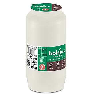 Bolsius Grablicht Nr. 7 - Weiß (24 Stück) Artikelvorschau Grablicht Nr. 7 - Weiß (24 Stück)