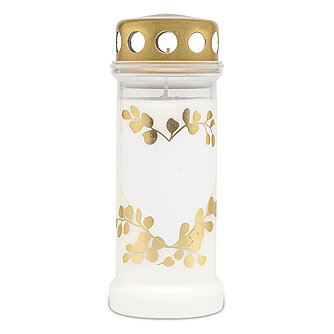 Bolsius Grablicht Nr. 6 zum Beschriften - Herz (12 Stück) Artikelvorschau Grablicht Nr. 6 zum Beschriften - Herz (12 Stück)