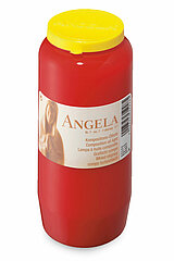 24 Kompo Öllichter Angela Nr. 7 von Bolsius in der Größe 14x6,5cm in der Farbe Rot.