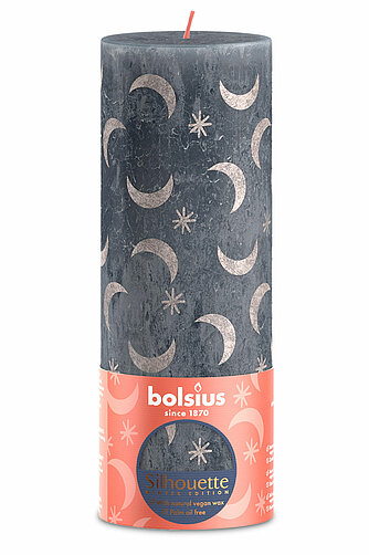 Bolsius Rustik Stumpenkerzen Silhouette 190/68 mm - Mond (1 Stück) Artikelvorschau Rustik Stumpenkerzen Silhouette 190/68 mm - Mond (1 Stück)