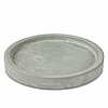 Ein Zementteller von Müller Kerzenfabrik in der Größe 12,5x12,5cm in der Farbe grau.