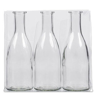 Sandra Rich BOTTLE - 3 große Flaschen - klar Artikelvorschau BOTTLE - 3 große Flaschen - klar