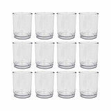 12 Teelichtgläser von Decolite in der Größe 6,6x5,4cm in der Farbe klar.