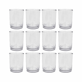 DecoLite Teelichtglas PUR - Klar (12 Stück) Artikelvorschau Teelichtglas PUR - Klar (12 Stück)