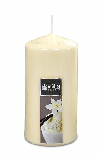 Müller Kerzenfabrik Duftstumpen 130/65 mm - Vanille-Traum (1 Stück) Artikelvorschau Duftstumpen 130/65 mm - Vanille-Traum (1 Stück)