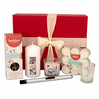 DecoLite Geschenkbox Duftset - Baumwolle Artikelvorschau Geschenkbox Duftset - Baumwolle