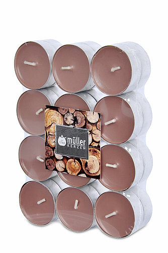 Müller Kerzenfabrik Duft-Lichte - Sandelholz (24er Pack) Artikelvorschau Duft-Lichte - Sandelholz (24er Pack)