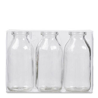 Sandra Rich BOTTLE - 3 kleine Flaschen - klar Artikelvorschau BOTTLE - 3 kleine Flaschen - klar