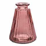 Eine Glasvase Rim von Sandra Rich in der Größe 10x7,5cm in der Farbe rose.