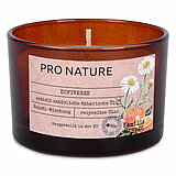 Ein Raps Duftglas von Müller Kerzenfabrik in der Größe 5,8x8,6cm mit dem Duft Kamille & Orange.