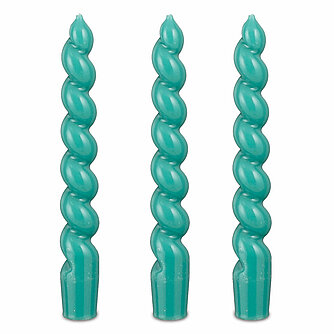 Edelman Spitzkerzen Twist 185/24mm - grün (3er Pack) Artikelvorschau Spitzkerzen Twist 185/24mm - grün (3er Pack)