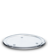 Ein Glasteller "Candle Mood" von Sandra Rich in der Größe 1x19cm in der Farbe klar.