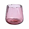 Ein Teelichthalter Wavy von Sandra Rich in der Größe 8,5x8,5cm in der Farbe rose.