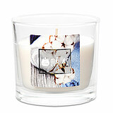 Ein Duftglas von Müller Kerzenfabrik in der Größe 6,5x7cm mit dem Geruch von Baumwolle.