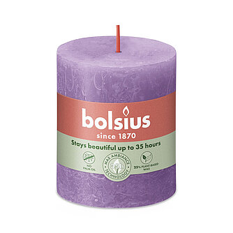 Bolsius Rustik Stumpenkerzen 80/68 mm - Blühendes Veilchen (1 Stück) Artikelvorschau Rustik Stumpenkerzen 80/68 mm - Blühendes Veilchen (1 Stück)