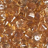 330ml Deko Brillanten von Eurosand in der Größe 1,9 cm in der Farbe Bernstein.