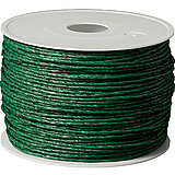 Ein Papierdraht Crazy Paper von KragoArt mit der Breite 2mm und einer Länge von 100m in der Farbe Flaschengrün.