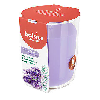 Bolsius True Scents Duftglas groß 97/85mm (1 Stück) - Lavendel Artikelvorschau True Scents Duftglas groß 97/85mm (1 Stück) - Lavendel