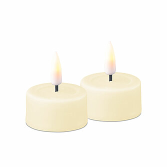 Deluxe Homeart LED Teelichter - creme (2er Pack) Artikelvorschau LED Teelichter - creme (2er Pack)