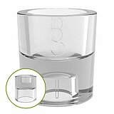 Ein Glashalter 2 in 1 von Bolsius in der Größe 6,5x6,1cm.