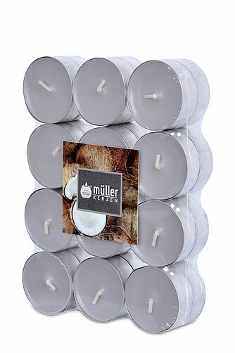 Müller Kerzenfabrik Duft-Lichte - Kokosnuss-Insel (24er Pack) Artikelvorschau Duft-Lichte - Kokosnuss-Insel (24er Pack)