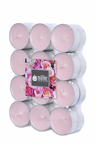 Müller Kerzenfabrik Duft-Lichte - Englische Rose (24er Pack) Artikelvorschau Duft-Lichte - Englische Rose (24er Pack)