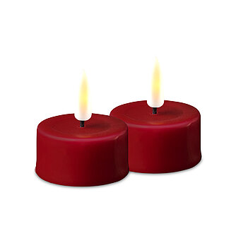 Deluxe Homeart Deluxe Homeart LED Teelichter - bordeaux (2er Pack) Artikelvorschau Deluxe Homeart LED Teelichter - bordeaux (2er Pack)