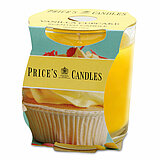 Ein Duftglas von Prices Candles in der Größe 8,9x8,0cm mit der Geruchssorte Vanilla Cupcake.