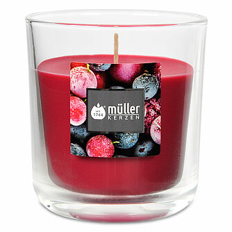 Müller Kerzenfabrik Duftglas medium 88/80 mm - Wilde Beeren (1 Stück) Artikelvorschau Duftglas medium 88/80 mm - Wilde Beeren (1 Stück)